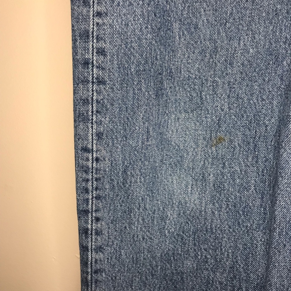 Levi's Button Fly 501 XX Straight Jeans in Medium Wash Blue 38 x 32 - Picture 9 of 12